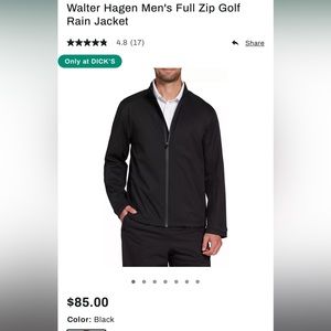 New with Tags Walter Hagen Golf Jacket Medium